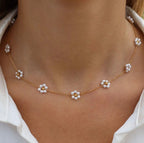Daisy Charms Necklace For Women
