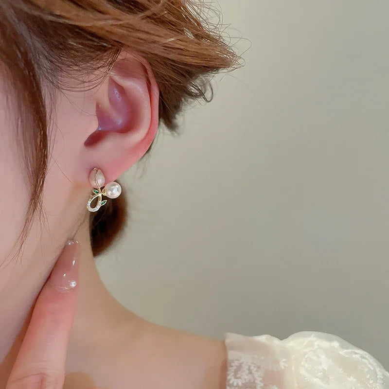 Cute Mini Tulip Earrings
