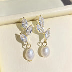 Diamond Leaflets Earrings