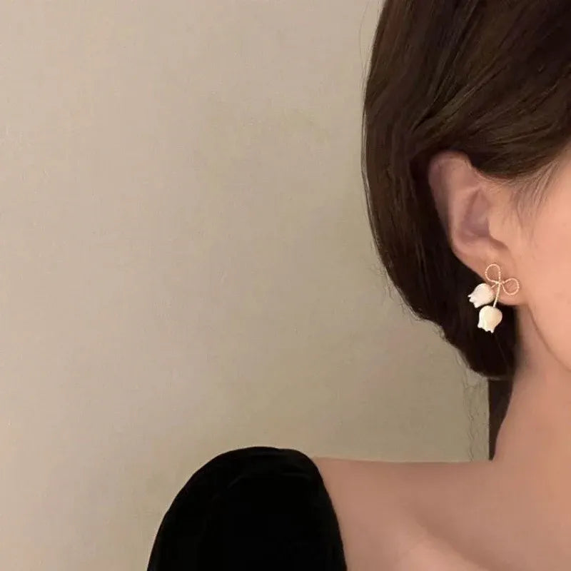 Two Tulip Earrings