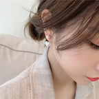Pearl Heart Earrings