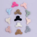 Fluffy Korean Claw Clips (Random Colour)