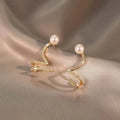 Diamond snake Earrings