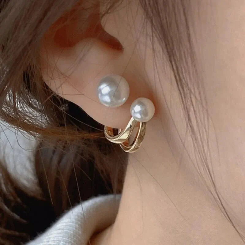 Pearl Wraparound Earrings