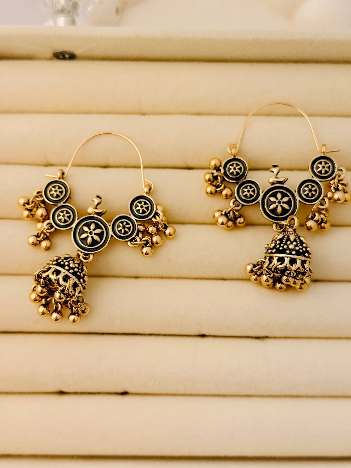 The Royal Wheel Chandeliers An Antique Gold Plated Enamel Dangler