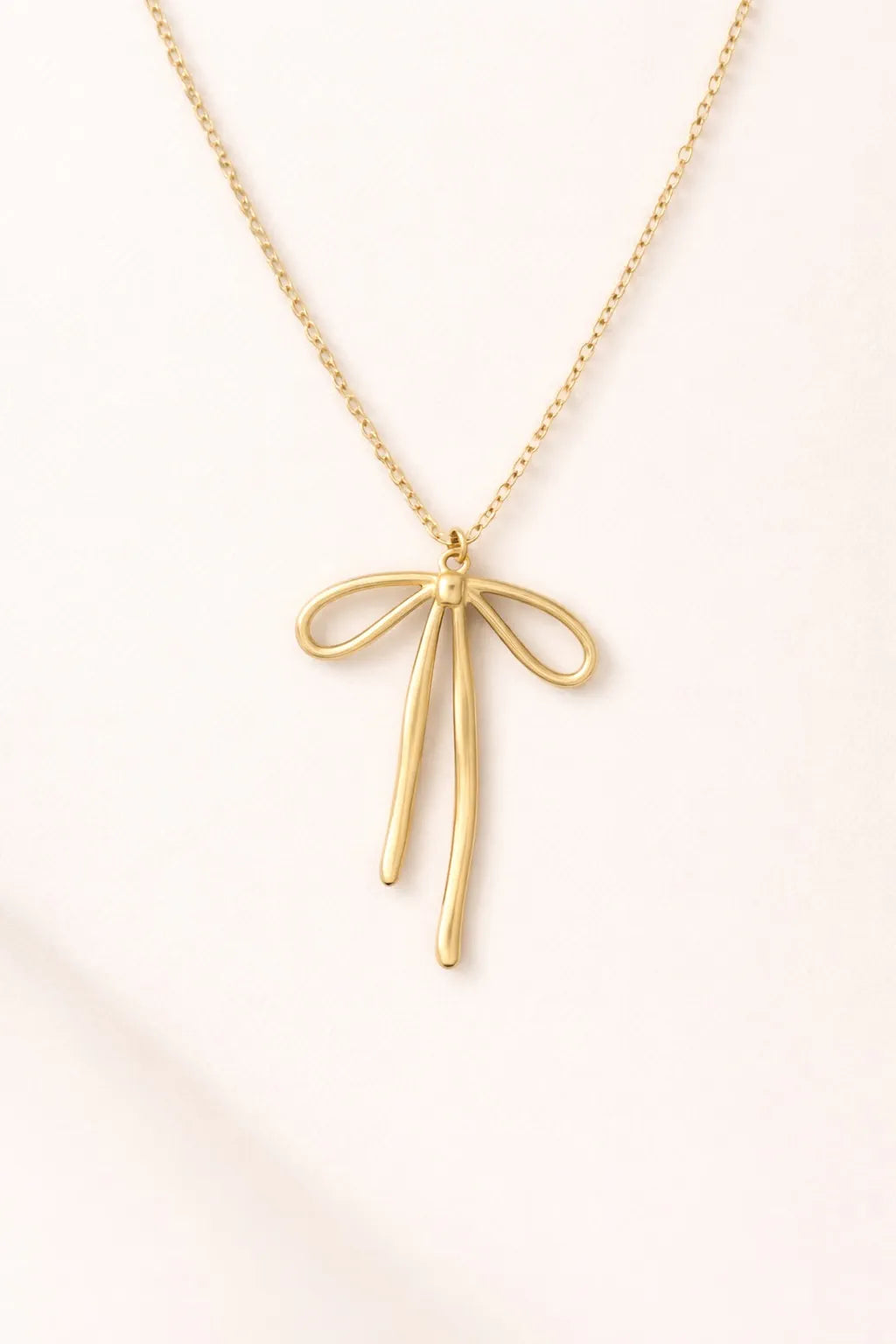 Long Bow Necklace For Women