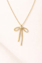 Long Bow Necklace For Women