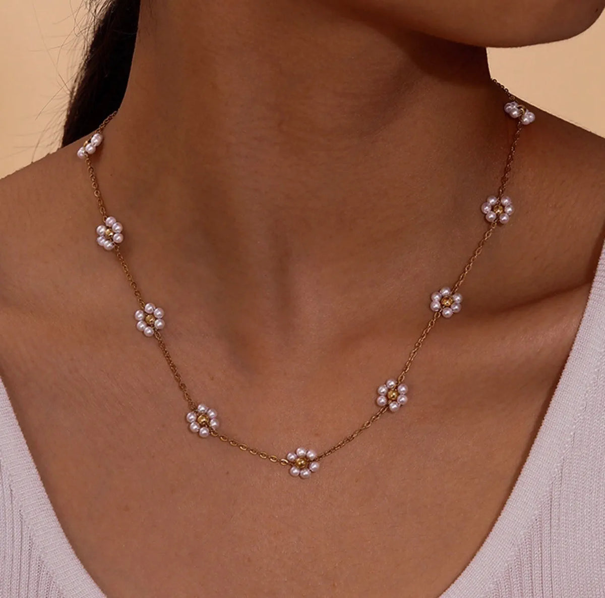 Daisy Charms Necklace For Women