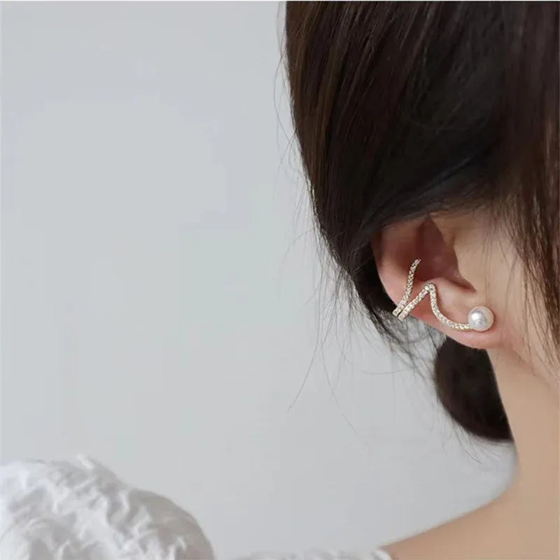 Diamond snake Earrings
