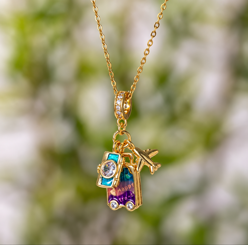 Travel Charm Necklace For Women