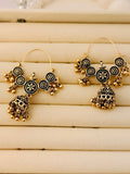 The Royal Wheel Chandeliers An Antique Gold Plated Enamel Dangler