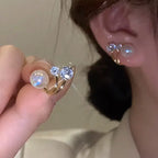 Korean Pearl Wraparound Earrings