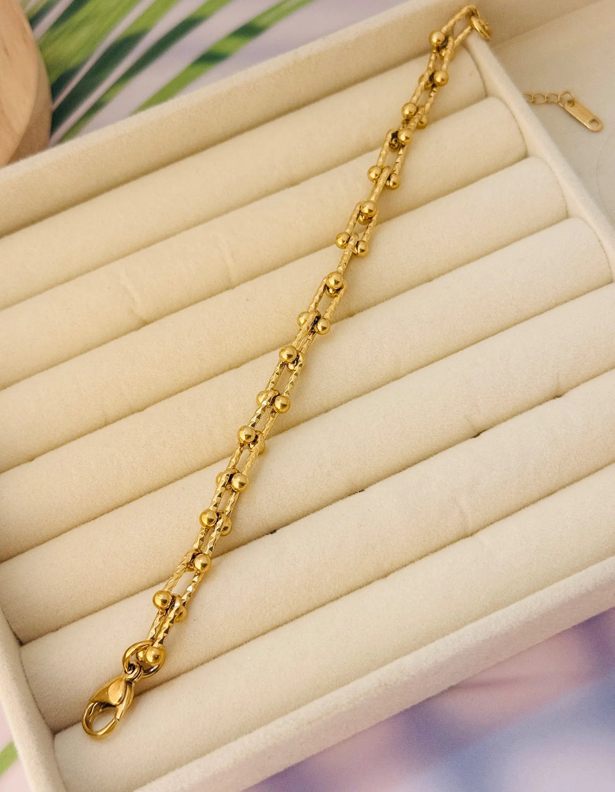 Elongated Link Chain Bracelet