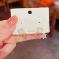 Clover Earwrap Earrings (White)
