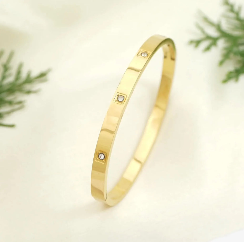Starburst Stainless Steel Bracelet
