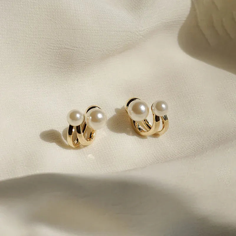 Pearl Wraparound Earrings