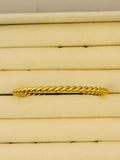 Crossed Stainless Steel Kada