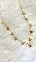 Evil Eye Charm Necklace For Women (18K Gold Plated Protective Multicolor Elegant Jewelry) For Women