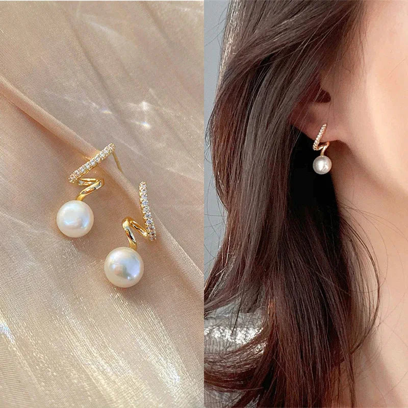 Twisted Diamond Earrings