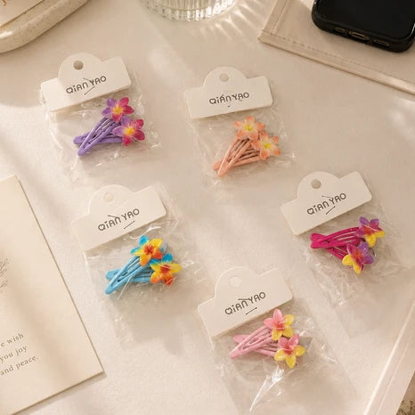 Flower Snap Hair Clip (Tic Tac)