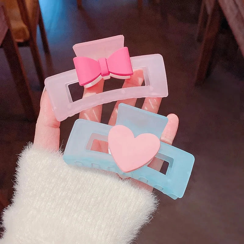 Frosted Pastel Hair Claw