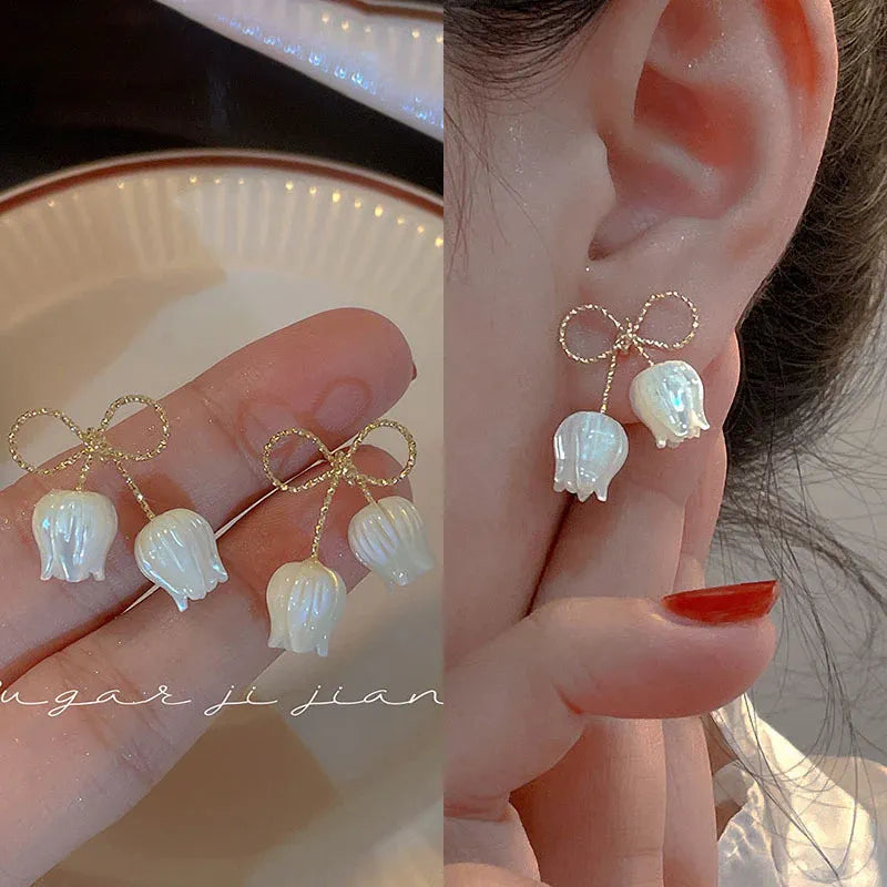 Two Tulip Earrings