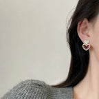 Double Hearts Earrings