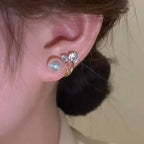 Korean Pearl Wraparound Earrings