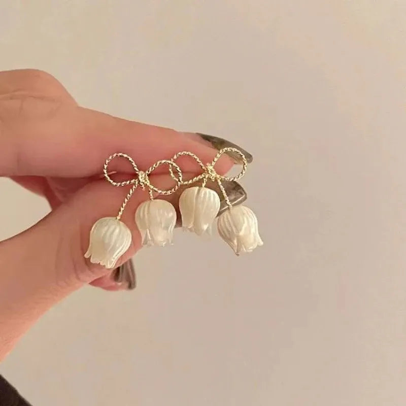 Two Tulip Earrings