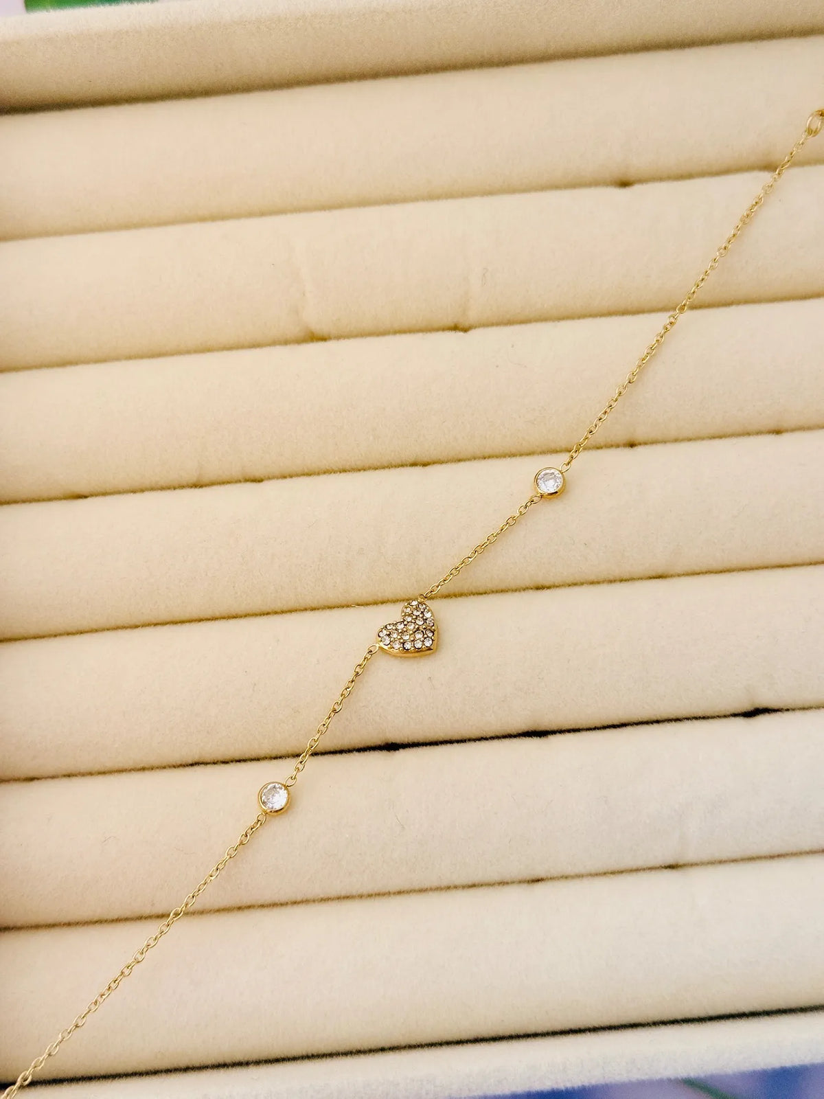 Heart Link Bracelet | Chain Bracelet