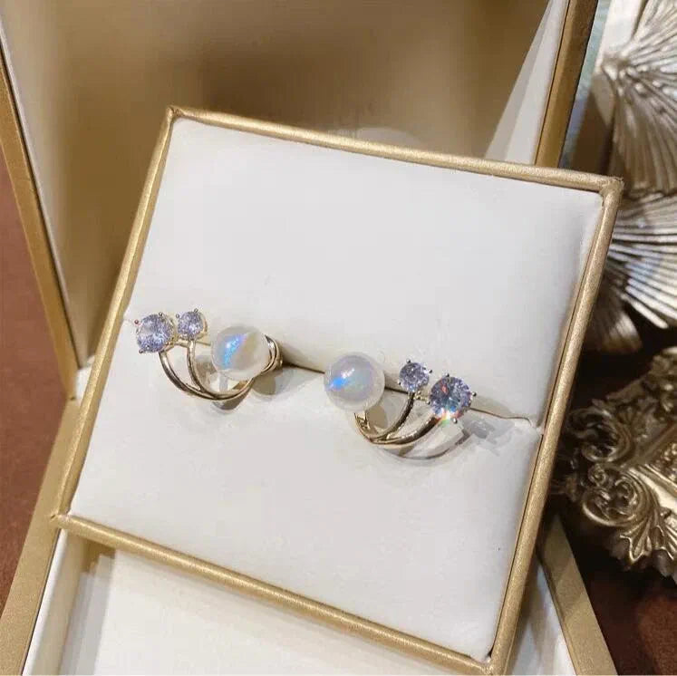 Korean Pearl Wraparound Earrings