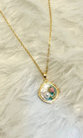 Imperial Shine Artistic Pearl Necklace (18K Gold Plated Luxury Elegant Statement Design) For Women