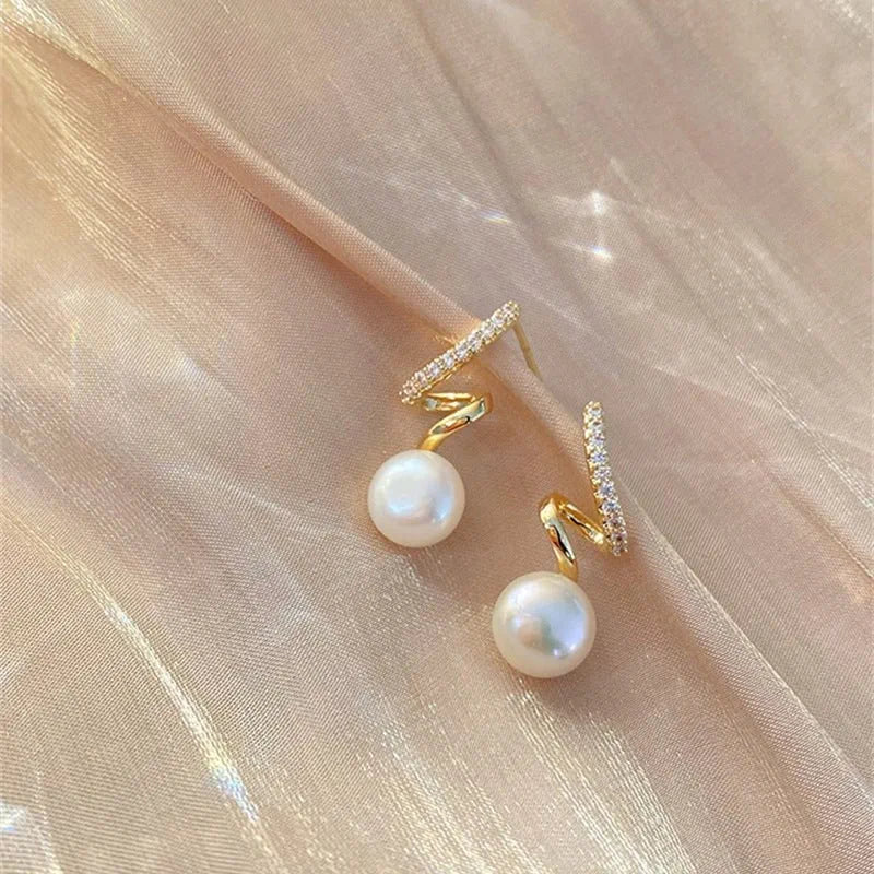 Twisted Diamond Earrings