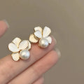 French Flower Earrings