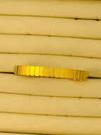 The Fluted Architectural Segment Stainless Steel Kada