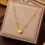 Heart Beads Necklace For Women