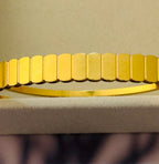 The Fluted Architectural Segment Stainless Steel Kada
