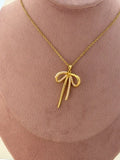 Elegant Blush Chain Necklace For Women (18K Gold Plated Minimal Fashion Jewelry) For Women