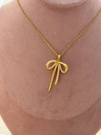 Elegant Blush Chain Necklace For Women (18K Gold Plated Minimal Fashion Jewelry) For Women